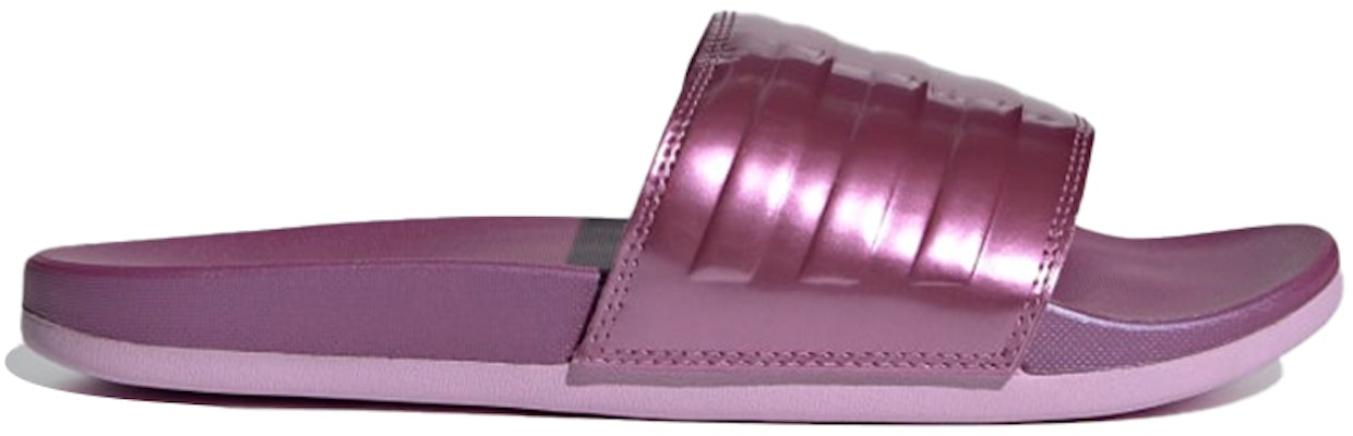 (W) adidas Adilette Comfort Slide 'Cherry Metallic' Lelaki Perempuan Santai. FY7899 Order (W) adidas Adilette Comfort Slide 'Cherry Metallic' Lelaki Perempuan Santai. FY7899