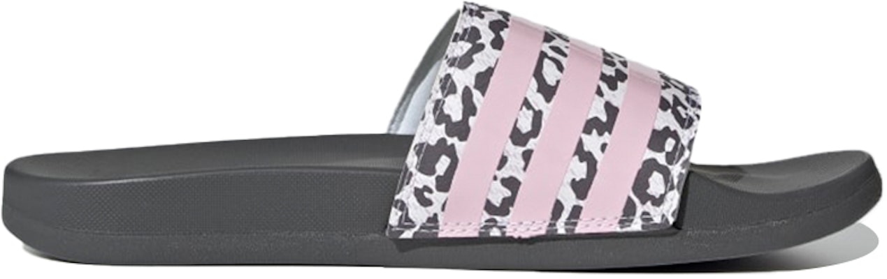 (Women) adidas Adilette Comfort Slide 'Clear Pink Leopard' H01038 Order (Women) adidas Adilette Comfort Slide 'Clear Pink Leopard' H01038