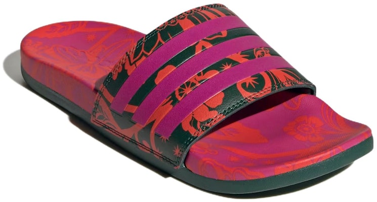 (女)adidas Adilette 舒適涼拖鞋「花卉 - 巴伊亞洋紅」IE4965 Lookbook (女)adidas Adilette 舒適涼拖鞋「花卉 - 巴伊亞洋紅」IE4965