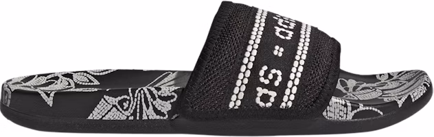 (Women) adidas Adilette Comfort Slide 'Floral - Black' GV7085 (Women) adidas Adilette Comfort Slide 'Floral - Black' GV7085