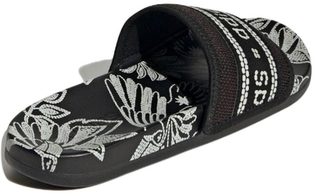 (女性)adidas Adilette 舒適拖鞋 '花卉 - 黑色' GV7085 Shop (女性)adidas Adilette 舒適拖鞋 '花卉 - 黑色' GV7085