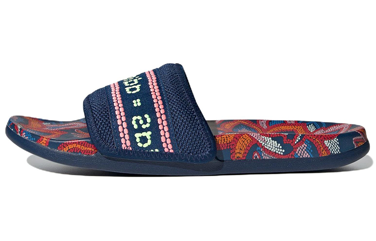 (Women) adidas Adilette Comfort Slide 'Floral - Mystery Blue' GV7086