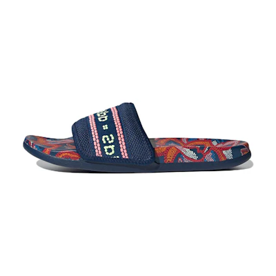 (W) adidas Adilette CMFT Slide 'Floral - Mystery Blue'