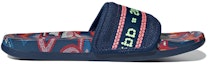 Order (W) adidas Adilette Comfort Slide 'Floral - Biru Misteri' GV7086