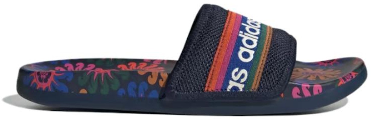 (W) adidas Adilette Comfort Slide 'Floral - Azul Noche' IE4967 Order (W) adidas Adilette Comfort Slide 'Floral - Azul Noche' IE4967