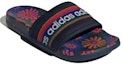 Shop (W) adidas Adilette Comfort Slide 'Floral - Night Indigo' - Selipar Bunga Malam Indigo. IE4967