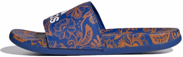 (Women) adidas Adilette Comfort Slide 'Floral - Royal Blue' IE4966 (Women) adidas Adilette Comfort Slide 'Floral - Royal Blue' IE4966