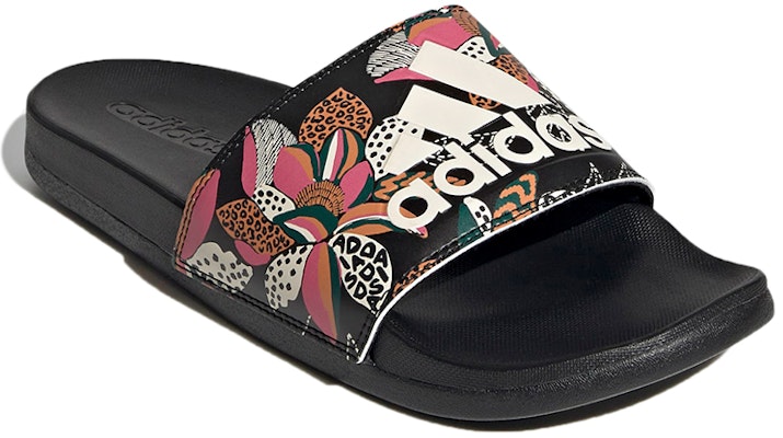 (Women) adidas Adilette Comfort Slide 'Floral' GZ2913 Lookbook (Women) adidas Adilette Comfort Slide 'Floral' GZ2913