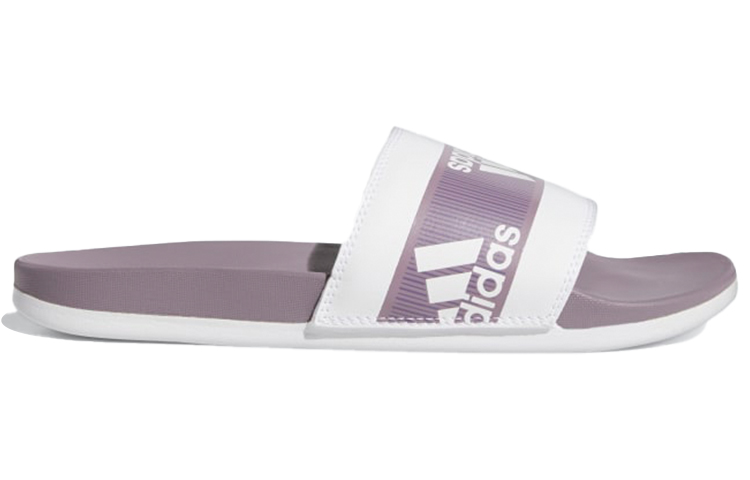 Order adidas Adilette 舒適感 紫白色