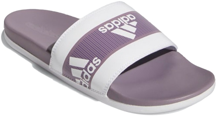 (Women) adidas Adilette Comfort Slide 'Legacy Purple' FX4699 Lookbook (Women) adidas Adilette Comfort Slide 'Legacy Purple' FX4699