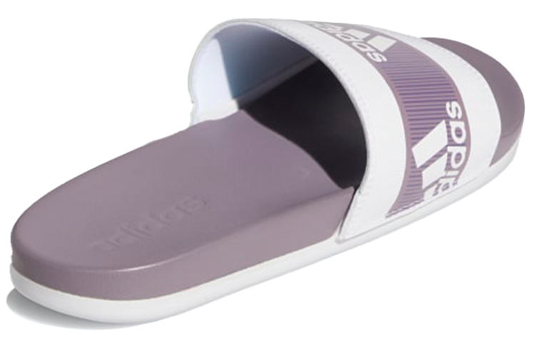 Shop adidas Adilette 舒適感 紫白色