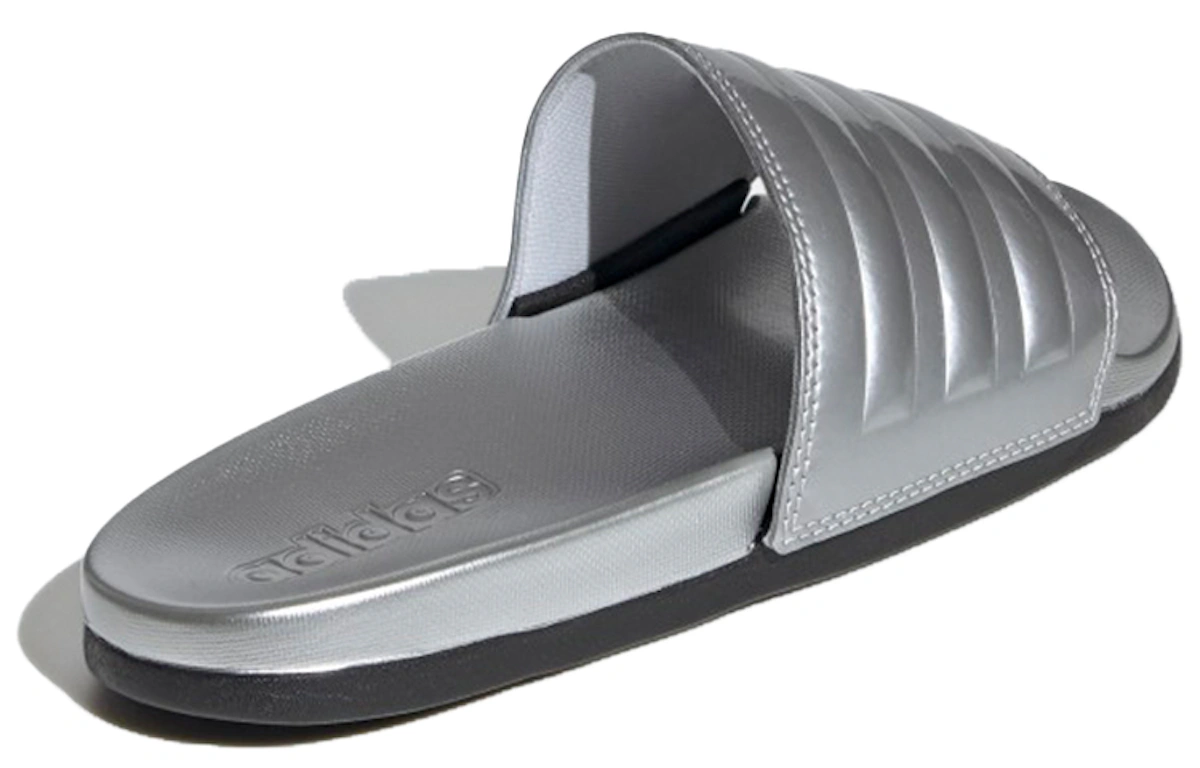 (Women) adidas Adilette Comfort Slide 'Silver Metallic'