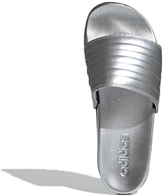 (Women) adidas Adilette Comfort Slide 'Silver Metallic' FW7683 Purchase (Women) adidas Adilette Comfort Slide 'Silver Metallic' FW7683