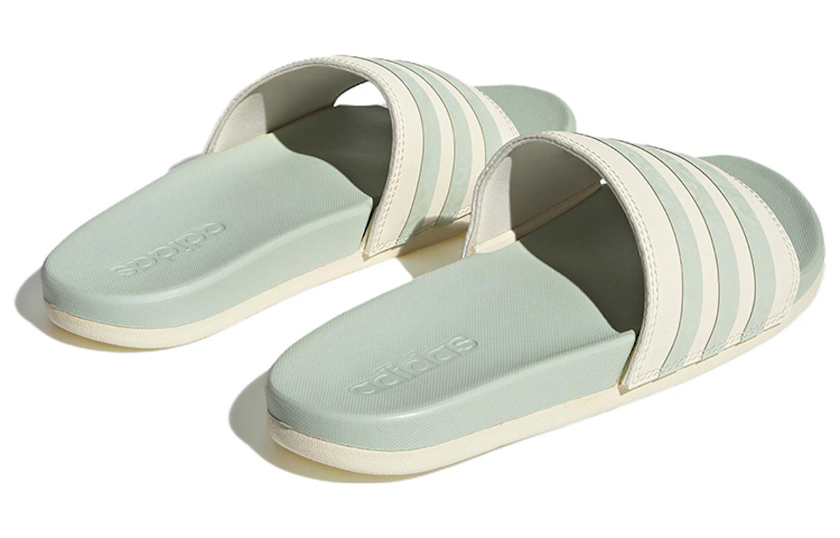 (Women) adidas Adilette Comfort Slide 'White Linen Green'