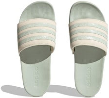 (女性)adidas Adilette 舒適拖鞋 '白色麻綠' H03620 Purchase (女性)adidas Adilette 舒適拖鞋 '白色麻綠' H03620