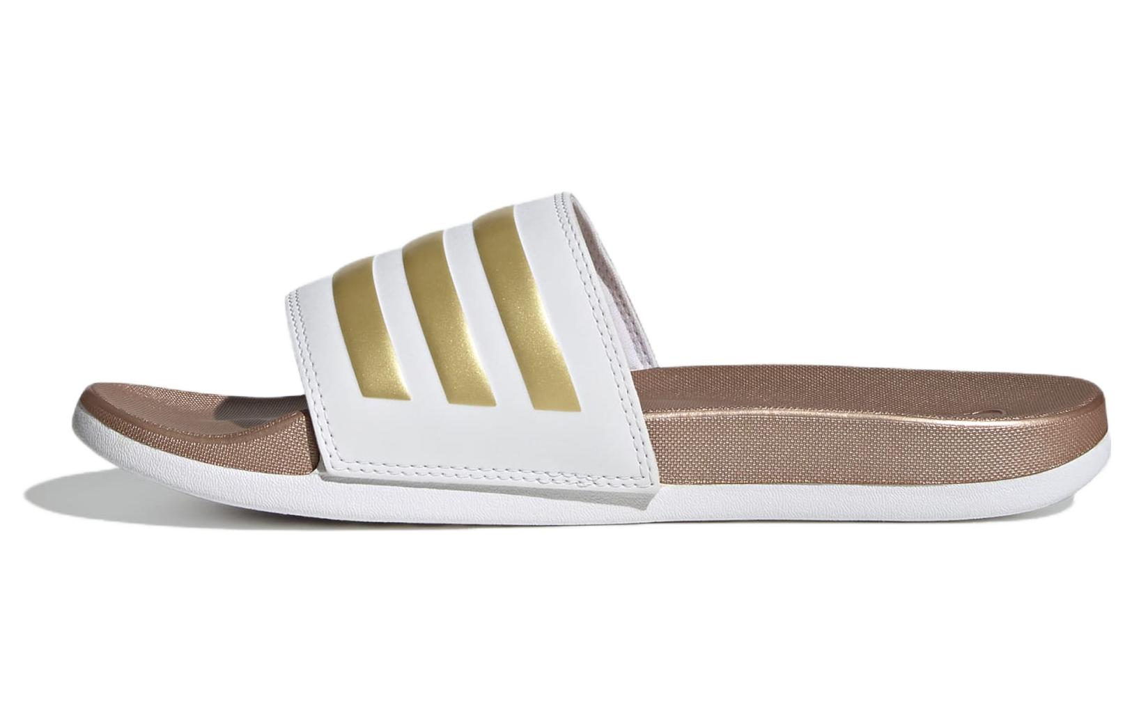 (Women) adidas Adilette Comfort Slide 'White Matte Gold' H03618