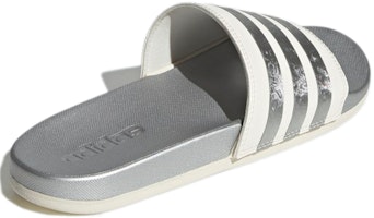 (W) 阿迪达斯 Adilette 舒适拖鞋 '白色哑光银' GW8746 Shop (W) 阿迪达斯 Adilette 舒适拖鞋 '白色哑光银' GW8746