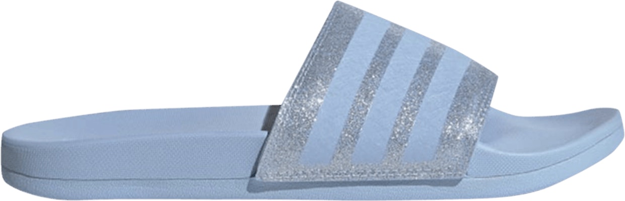 (W) adidas Adilette Comfort Slides '3 Stripes Shimmer - Biru Bersinar' EE6817 Buy (W) adidas Adilette Comfort Slides '3 Stripes Shimmer - Biru Bersinar' EE6817