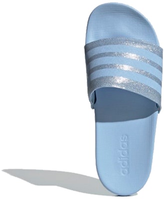 (W) 阿迪达斯 Adilette 舒适拖鞋 '三条纹闪耀 - 荧光蓝' EE6817 Shop (W) 阿迪达斯 Adilette 舒适拖鞋 '三条纹闪耀 - 荧光蓝' EE6817