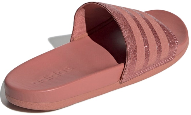 (Women) adidas Adilette Comfort Slides 'Bandage Shimmer - Raw Pink' EE6816 Shop (Women) adidas Adilette Comfort Slides 'Bandage Shimmer - Raw Pink' EE6816