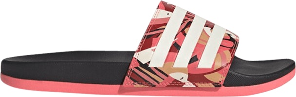 (Women) adidas Adilette Comfort Slides 'Farm Rio Print' FW7256 (Women) adidas Adilette Comfort Slides 'Farm Rio Print' FW7256