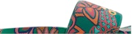 (W) adidas Adilette Comfort Slides 'Floral - Hijau Bold' GX4302