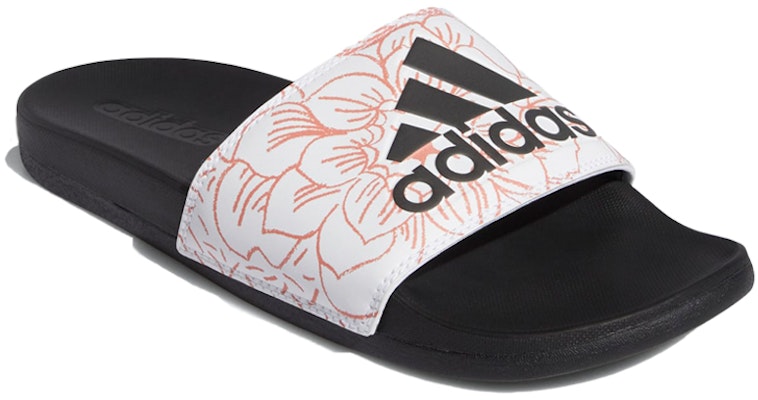 (Women) adidas Adilette Comfort Slides 'Floral Print' FV6332 Lookbook (Women) adidas Adilette Comfort Slides 'Floral Print' FV6332