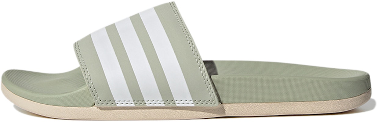 (Women) adidas Adilette Comfort Slides 'Halo Green Ivory' FY7846 Buy (Women) adidas Adilette Comfort Slides 'Halo Green Ivory' FY7846