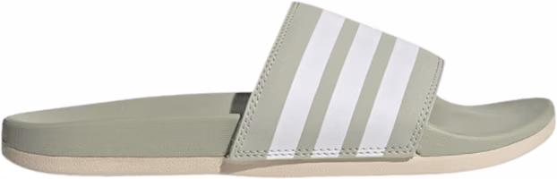 (Women) adidas Adilette Comfort Slides 'Halo Green Ivory' FY7846 (Women) adidas Adilette Comfort Slides 'Halo Green Ivory' FY7846