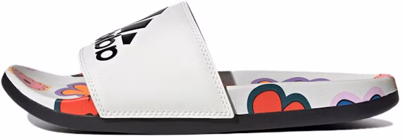 (Women) adidas Adilette Comfort Slides 'Off White Core Black' IE4971 (Women) adidas Adilette Comfort Slides 'Off White Core Black' IE4971
