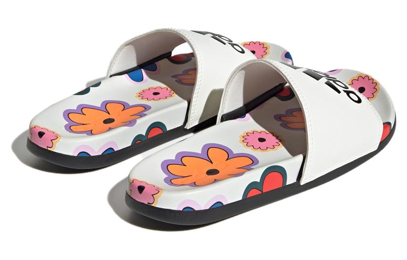 Lookbook (W) adidas Adilette Comfort Slides ''Blanc Cassé Noir Core'' IE4971