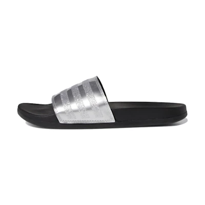 (W) adidas Adilette CMFT Slides 'Stripes Shimmer - Silver Metallic'