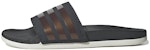 (W) adidas Adilette Comfort Slides 'Stripes Shimmer - Tembaga Berkilau' F97200