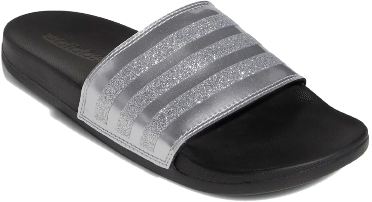 (W) adidas Adilette Comfort Sandalen ''Stripes Shimmer - Silber Metallic'' G27728 Lookbook (W) adidas Adilette Comfort Sandalen ''Stripes Shimmer - Silber Metallic'' G27728