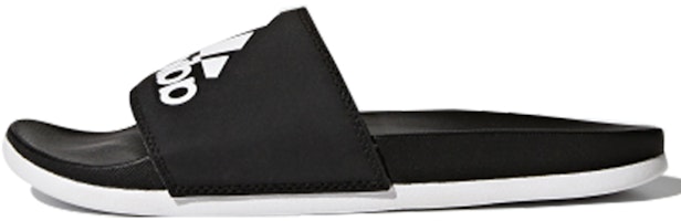 (Women) adidas Adilette Comfort Slides Black/White CG3427 (Women) adidas Adilette Comfort Slides Black/White CG3427