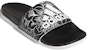 (W) adidas Adilette Comfort Slides Hitam/Putih/Ungu Lembut FV6331