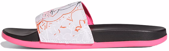(Women) adidas Adilette Comfort Slides Pink/White/Black FV6333 (Women) adidas Adilette Comfort Slides Pink/White/Black FV6333
