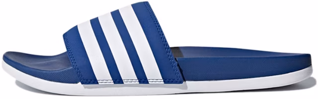 (Women) adidas Adilette Comfort Slippers 'Royal Blue White' AH2588 (Women) adidas Adilette Comfort Slippers 'Royal Blue White' AH2588