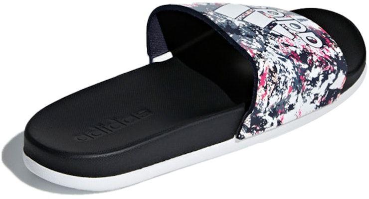 (Women) adidas Adilette Comfort Slippers Black/White B43827 Shop (Women) adidas Adilette Comfort Slippers Black/White B43827