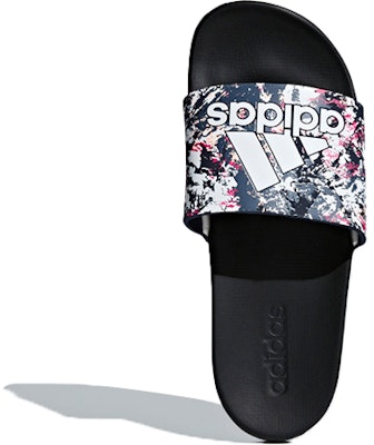 (Women) adidas Adilette Comfort Slippers Black/White B43827 Purchase (Women) adidas Adilette Comfort Slippers Black/White B43827