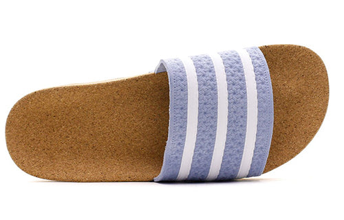 (W) adidas Adilette Cork Light Blue 圖 3