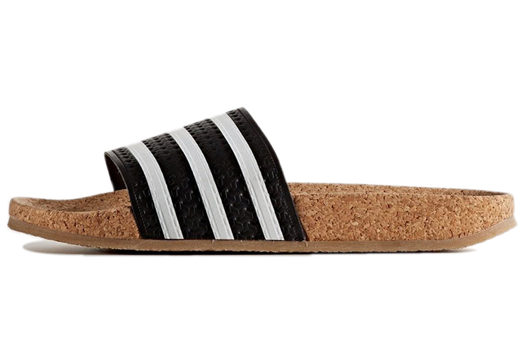 (Women) adidas Adilette Cork Slide 'Black' BA7211