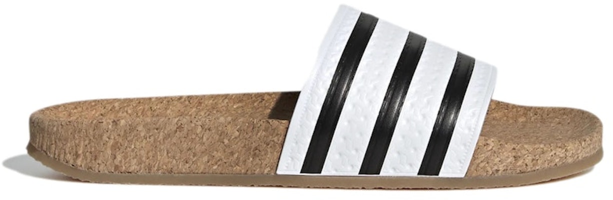 Buy Women adidas Adilette Cork Slide White BA7210 Novelship