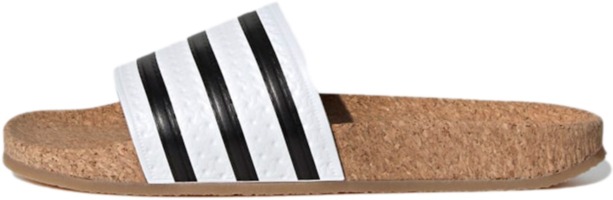 (Women) adidas Adilette Cork Slide 'White' BA7210 Buy (Women) adidas Adilette Cork Slide 'White' BA7210
