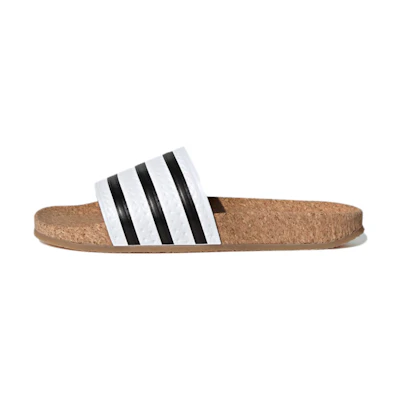 (W) adidas Adilette Cork Slide 'White'
