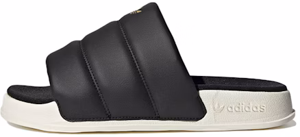 (Women) adidas Adilette Essential Slide 'Black Off White' FZ6162 (Women) adidas Adilette Essential Slide 'Black Off White' FZ6162