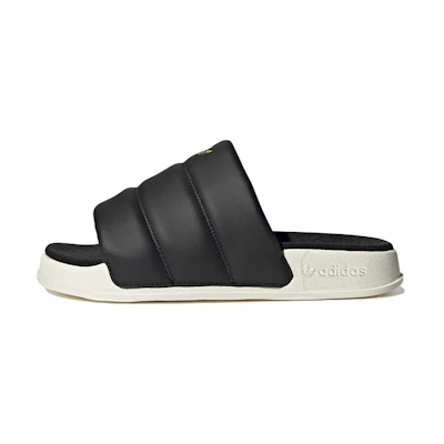 (W) adidas Adilette Essential Slide 'Black Off White'