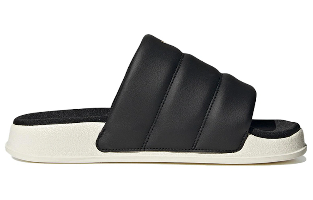 (Women) adidas Adilette Essential Slide 'Black Off White'