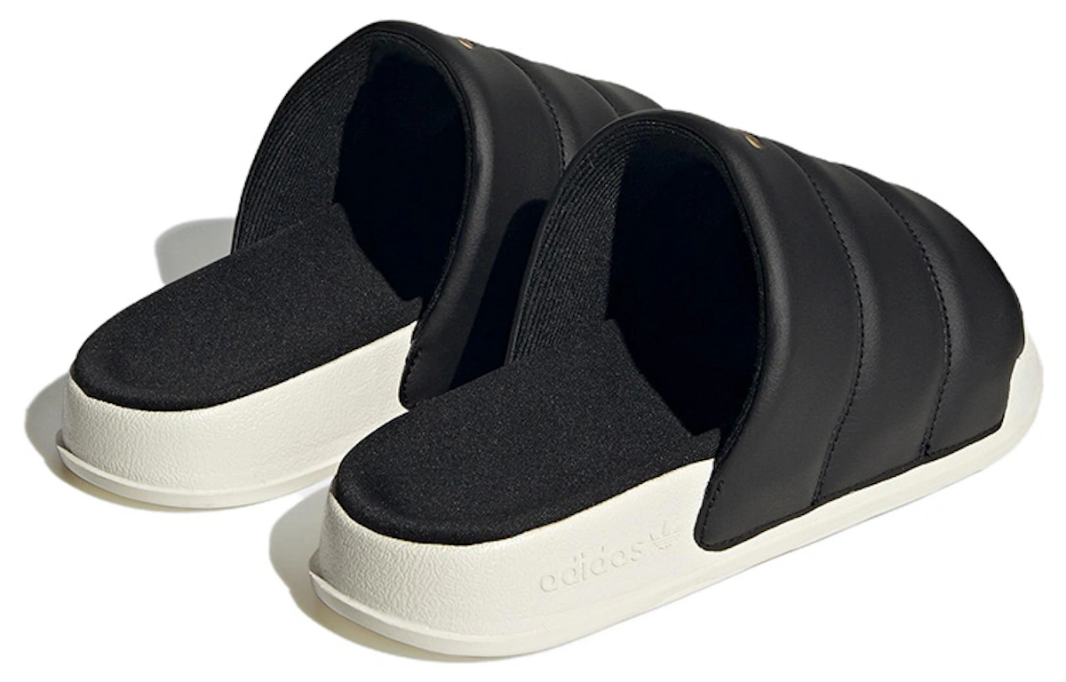 (Women) adidas Adilette Essential Slide 'Black Off White'