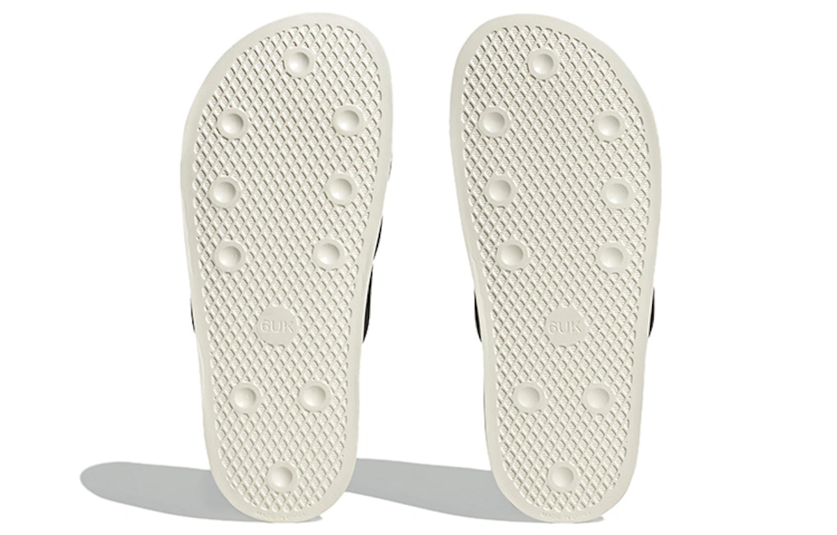 (Women) adidas Adilette Essential Slide 'Black Off White'